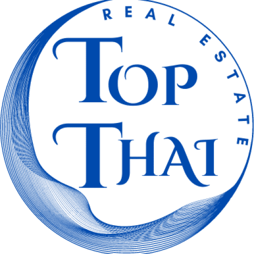 Top Thai Real Estate logo with a circular design and bold text, representing a leading real estate company in Pattaya, Thailand.