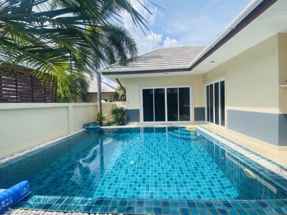 2-bedroom house for sale in Baan Dusit Pattaya View, Sattahip – fully furnished, Thai name, move-in ready