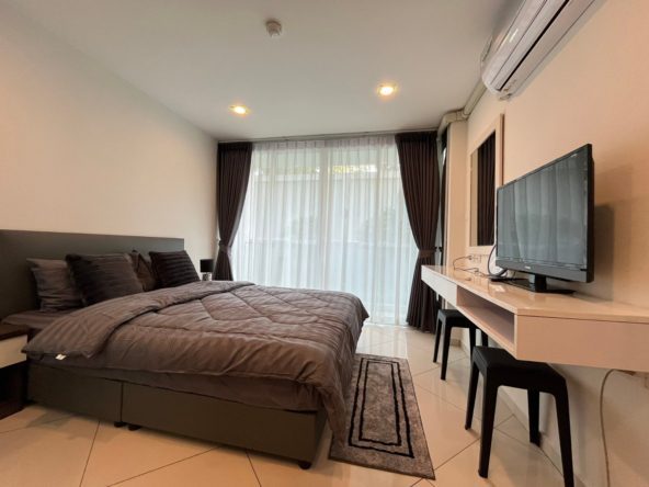 Studio condo for rent at Art on the Hill Pattaya, 1st floor, furnished, garden view, direct owner listing