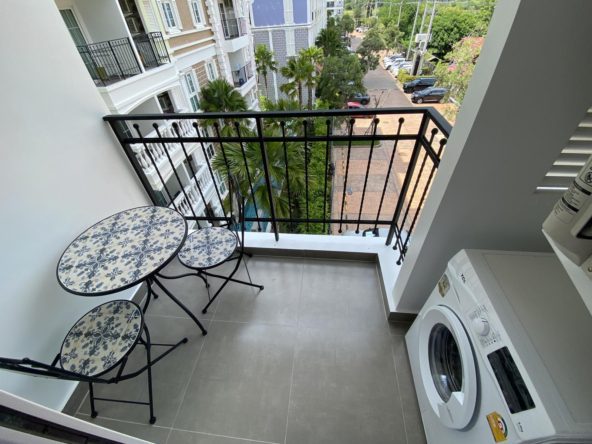 1-bedroom condo for sale in Seven Seas Cote D’Azur Na Jomtien, Building C, city view, foreign name