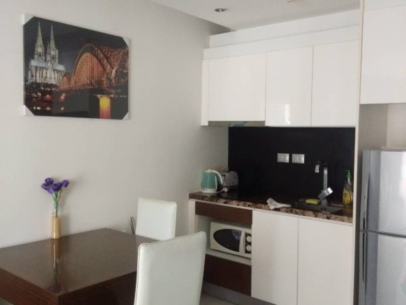 1-bedroom condo for sale in Sunset Boulevard Residence 2 Pattaya, 4th floor, city view, fully furnished, company name
