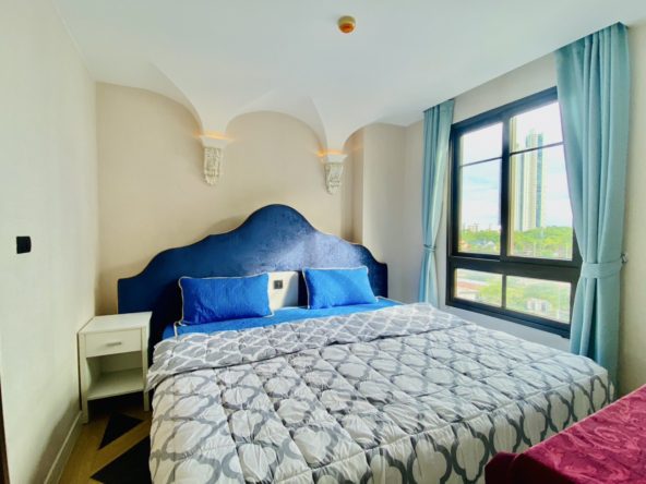 1-bedroom condo for rent in Espana Condo Resort Pattaya, 6th floor, Building G, 10,000 baht per month, furnished