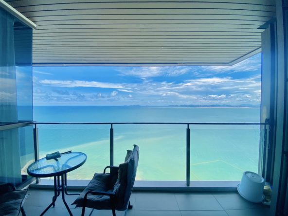 2-bedroom sea view condo for sale in Baan Plai Haad Pattaya, 29th floor, Thai name, fully furnished