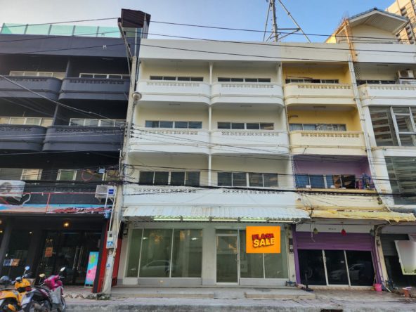 Exterior view of commercial building for sale in Pratumnak Pattaya