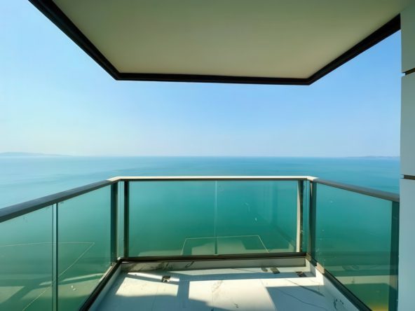 Fully furnished modern condo with panoramic ocean view