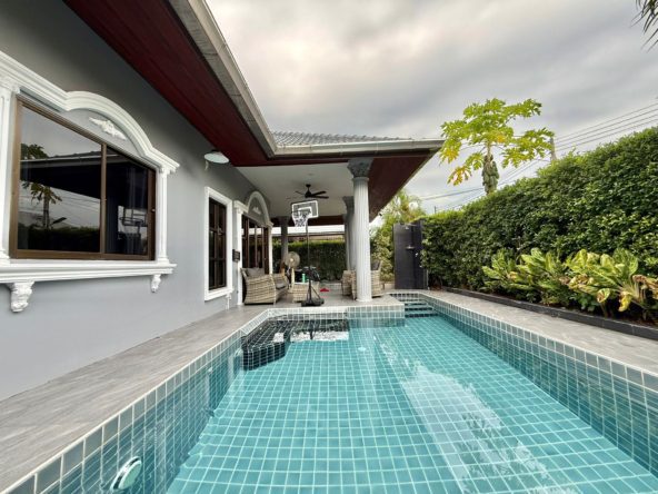 3 Bedroom Pool Villa for Sale in Ekamongkol Chaiyaphruek 2 Pattaya – Front View