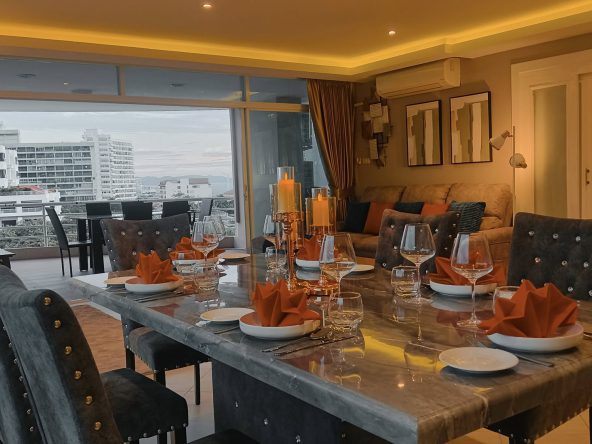 Pratumnak Hill 212 Sqm Luxury Condo – Fully Furnished Rental