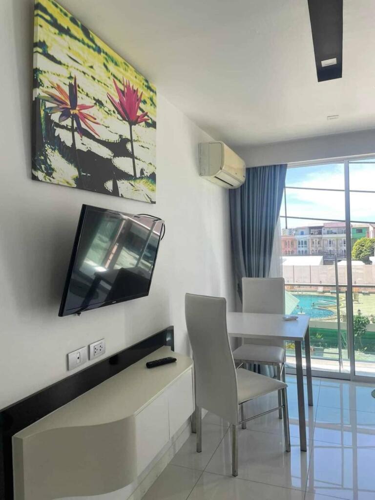 Modern 25 sqm urban studio apartment interior on the 3rd floor with stylish furnishings and ample natural light.