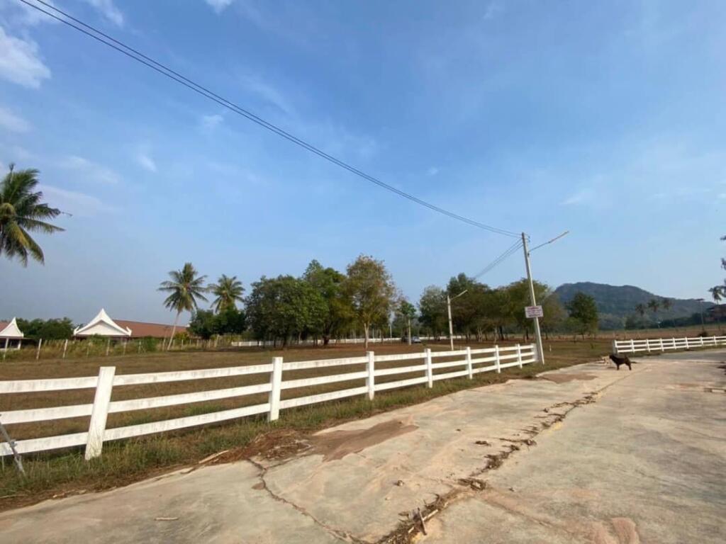 Scenic view of 22 rai of undeveloped land in Na Jomtien, Sattahip, Chonburi, showcasing its potential for various development projects.
