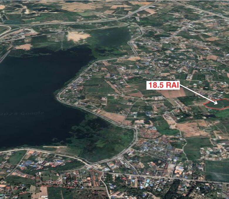 Scenic view of land for sale near Mabprachan Reservoir in Pattaya