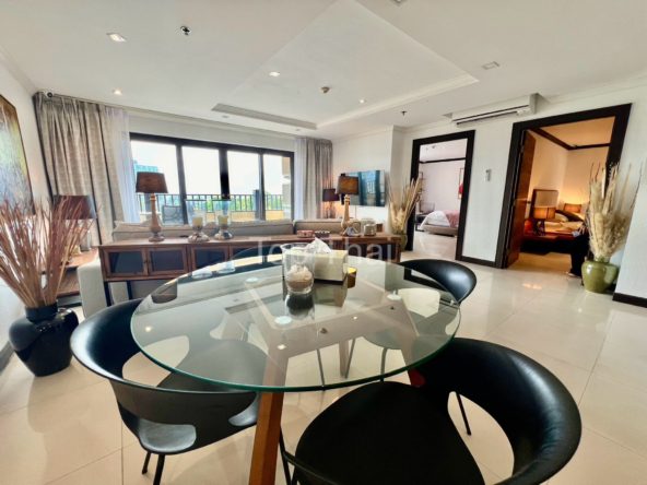 View of the luxurious 2-bedroom Nirvana Place Condo on Pratamnak Hill, showcasing modern interiors and spacious layout.