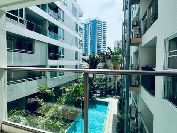 2-bedroom condo for sale in The Place Pratamnak, Pattaya, with city views.