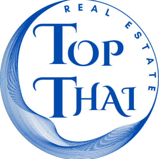 Top Thai Real Estate logo with a circular design and bold text, representing a leading real estate company in Pattaya, Thailand.