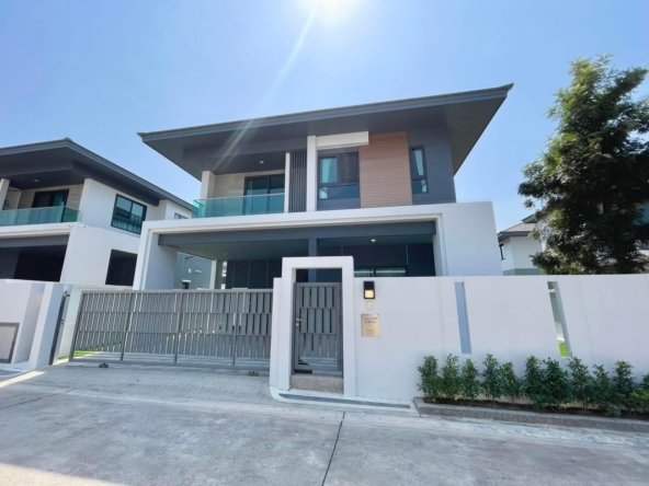 3-bedroom house for sale in Patta Ville Pattaya, fully furnished, Thai name, 2 storey, gated community
