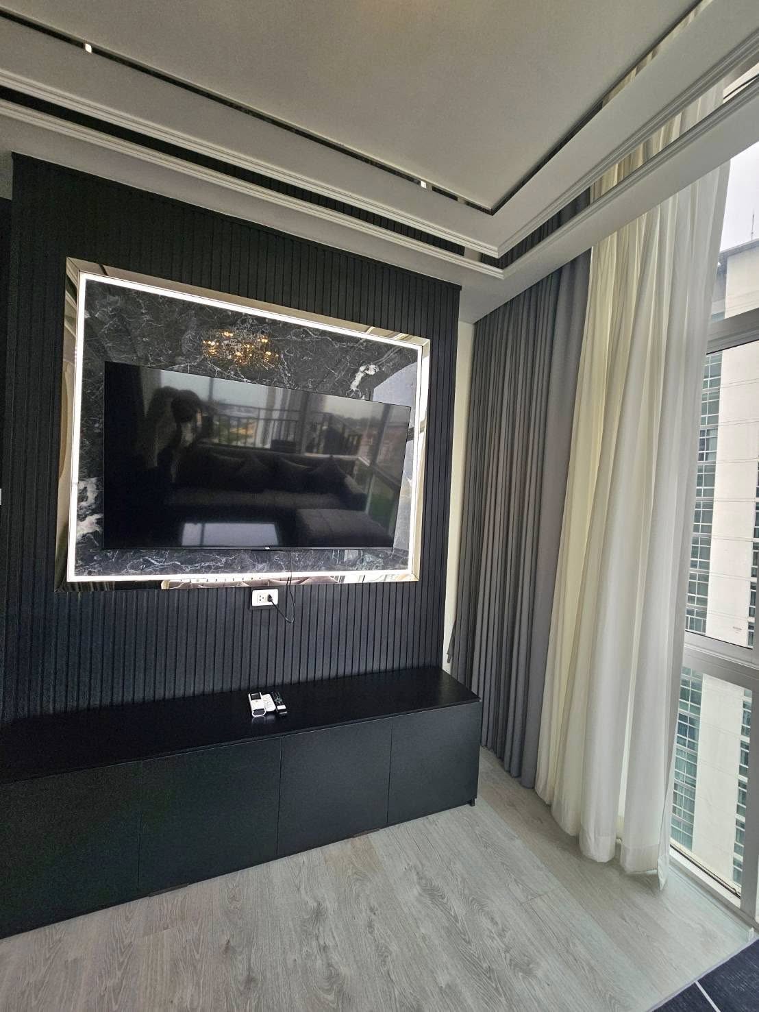 2-bedroom condo for rent in The Grand AD Jomtien Pattaya, sea view, pet friendly, 26th floor, fully furnished