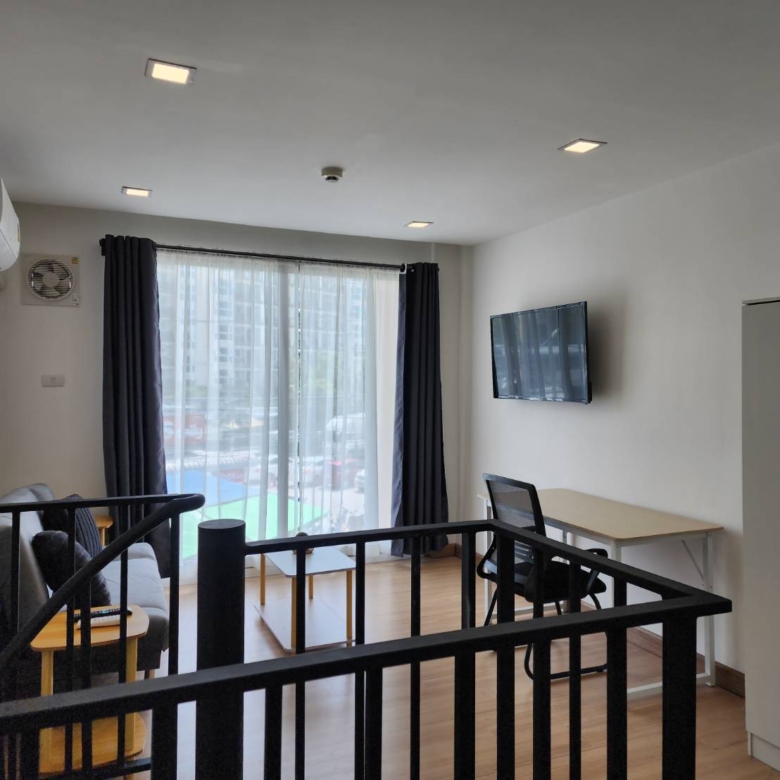 Double-story loft for rent in Laguna Beach 2 Pattaya, 1 bedroom, fully furnished, city view