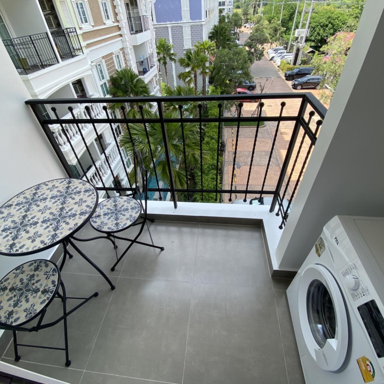1-bedroom condo for sale in Seven Seas Cote D’Azur Na Jomtien, Building C, city view, foreign name