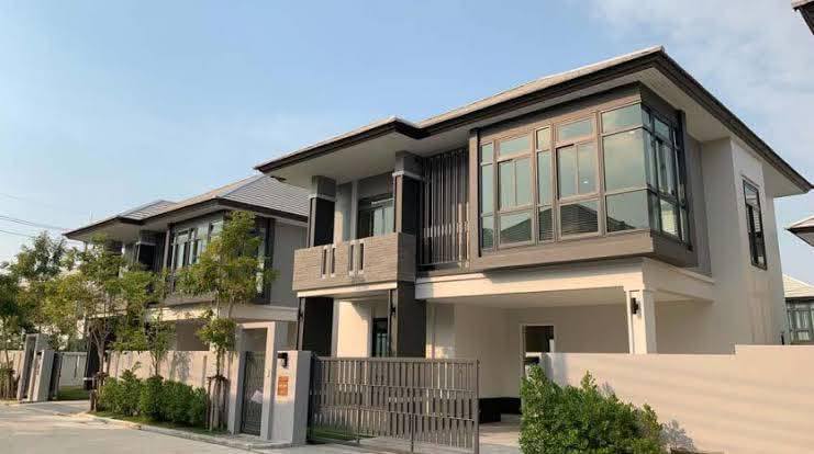 2-storey house for sale in Patta Prime Pattaya, fully furnished, 3-bedroom, company name, spacious layout