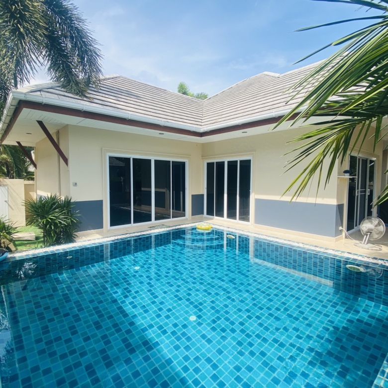 Private pool house for rent in Huay Yai, 2-bedroom, fully furnished, with legal support by Pattaya Legal Consultants