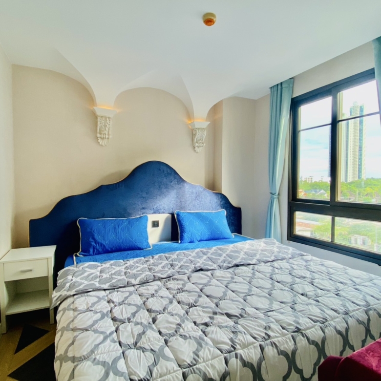 1-bedroom condo for rent in Espana Condo Resort Pattaya, 6th floor, Building G, 10,000 baht per month, furnished