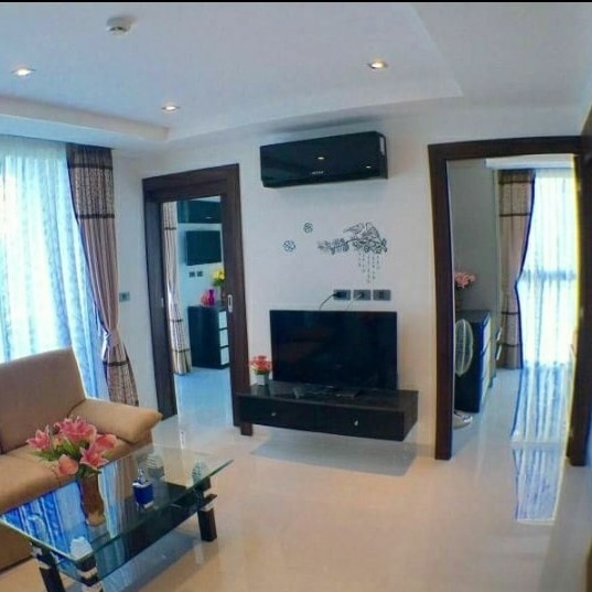 2-bedroom condo for sale in Serenity Wongamat Pattaya, 3rd floor, city view, 43 sqm, Thai name, fully furnished