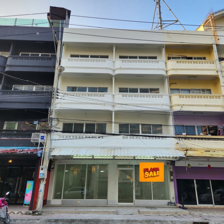 Exterior view of commercial building for sale in Pratumnak Pattaya