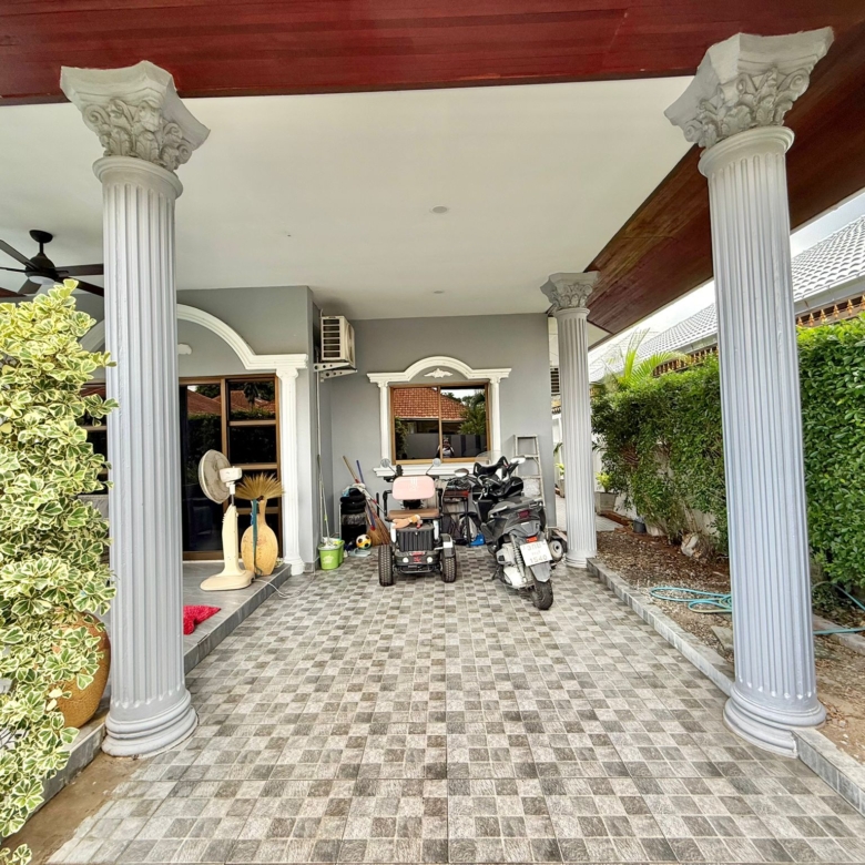 3 Bedroom Pool Villa for Sale in Ekamongkol Chaiyaphruek 2 Pattaya – Front View